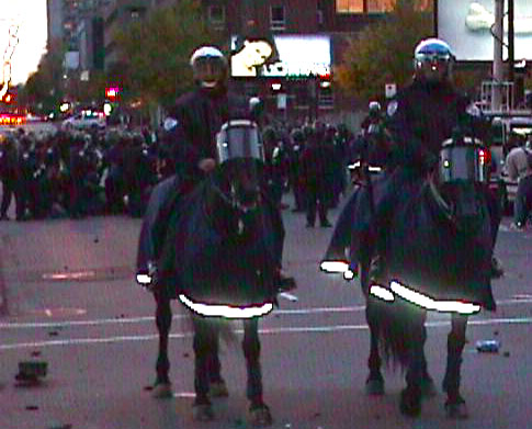Chevaux anti-&eacute;meute