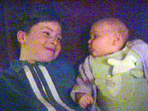 Xavier et Maude au Jour de l'an